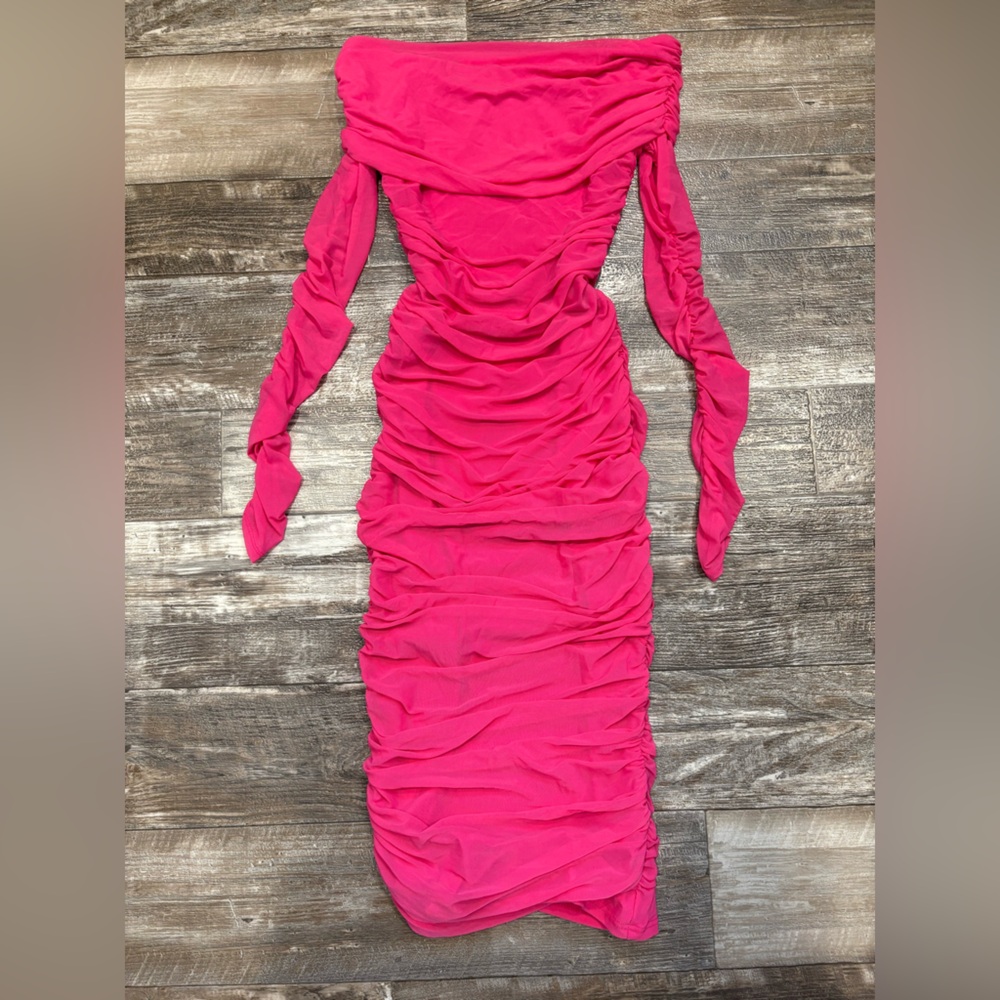 Hot Pink Bodycon Dress
